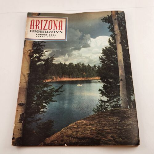 Arizona Highways Magazine August 1961 In The High Country Fishing