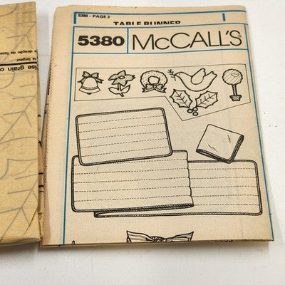 Avon McCall's 5380 Vtg Sewing Pattern Uncut Tapestry Collection 10 Holiday Craft