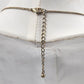 Gold Tone Curb Link Chain w Round Gilded Circle Open Loops Pendant 20" Necklace