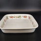 Wedgwood Quince Rectangular Baker 13” Oven to Table Fruit Ring England Vintage
