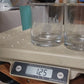 Vintage Jim Beam Etched Whiskey Rocks Glasses Golf Football Pair
