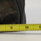 Men's Sheepskin Leather Newsboy Cap Black Ivy Flat Hat XL Adjustable Side Buckle