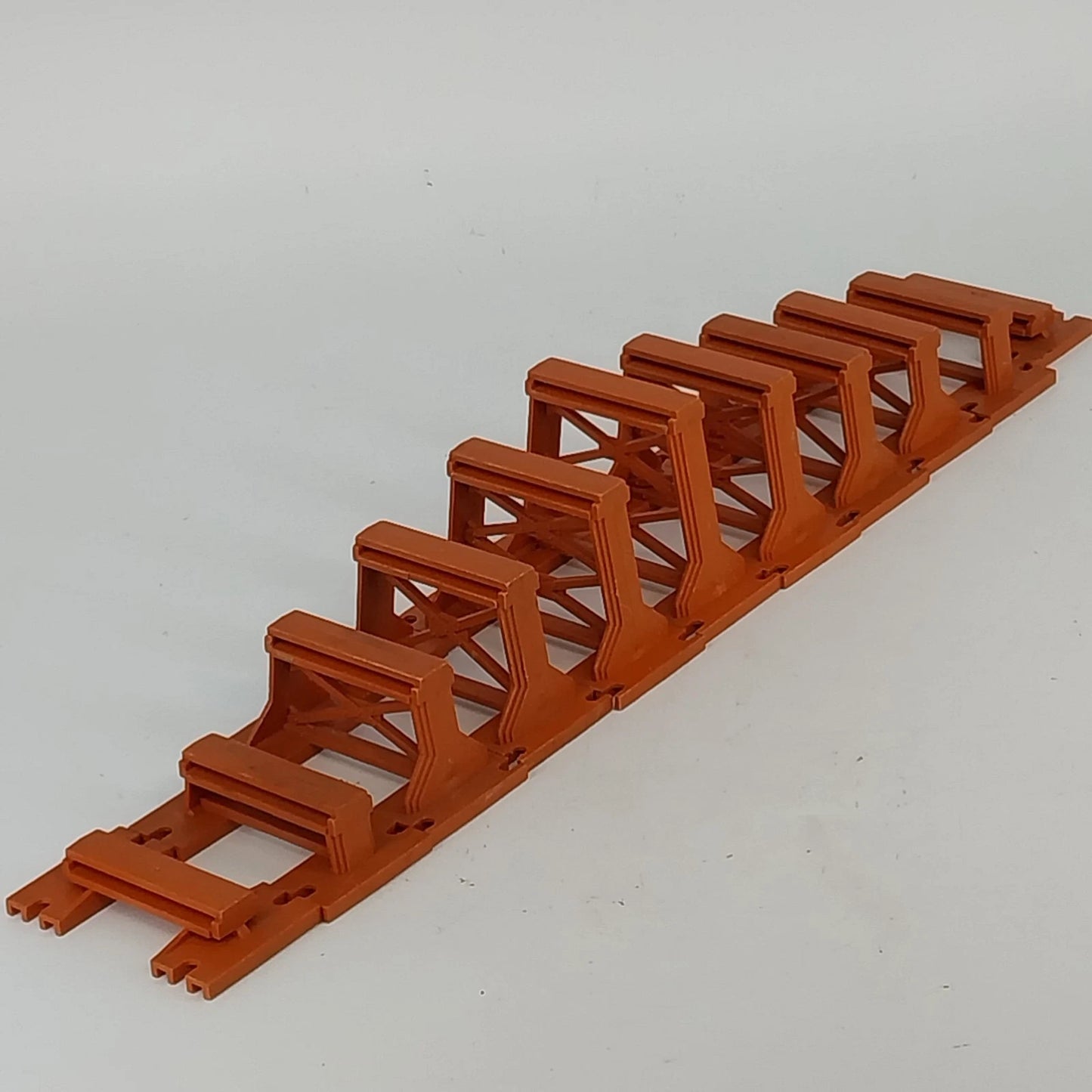 Lot of 11 American Flyer S Gauge Orange Trestles Vintage