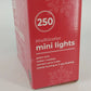 250 Multicolor Mini Christmas Lights Green Wire 50 ft Indoor Outdoor NIB