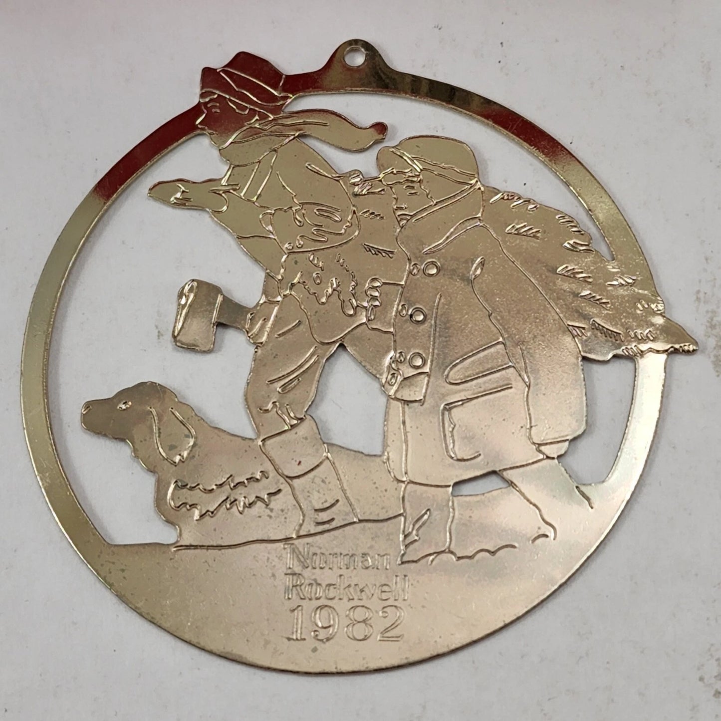 Christmas Holiday Ornament Lot 14 pcs + Tin Coal Mix Boyds Bear Rockwell Apples