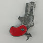 Hubley Derringer Cap Gun Replica Red Grips Die Cast Toy Pistol Vintage Western