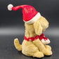 Gemmy Animated Golden Retriever Singing Christmas Plush Holiday Decor