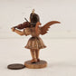 6 Pc Erzgebirge Wood Winged Angel Orchestra Playing Instruments Vintage 2½" Tall