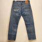 Levi’s 505 Men Jeans 32x30 Light Wash Distressed Blue Denim Classic Straight Leg