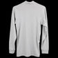 Nike Pro OSU Buckeyes Compression Shirt White Men's M Mock Neck Long Sleeve