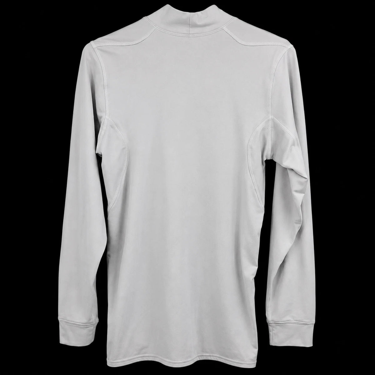 Nike Pro OSU Buckeyes Compression Shirt White Men's M Mock Neck Long Sleeve