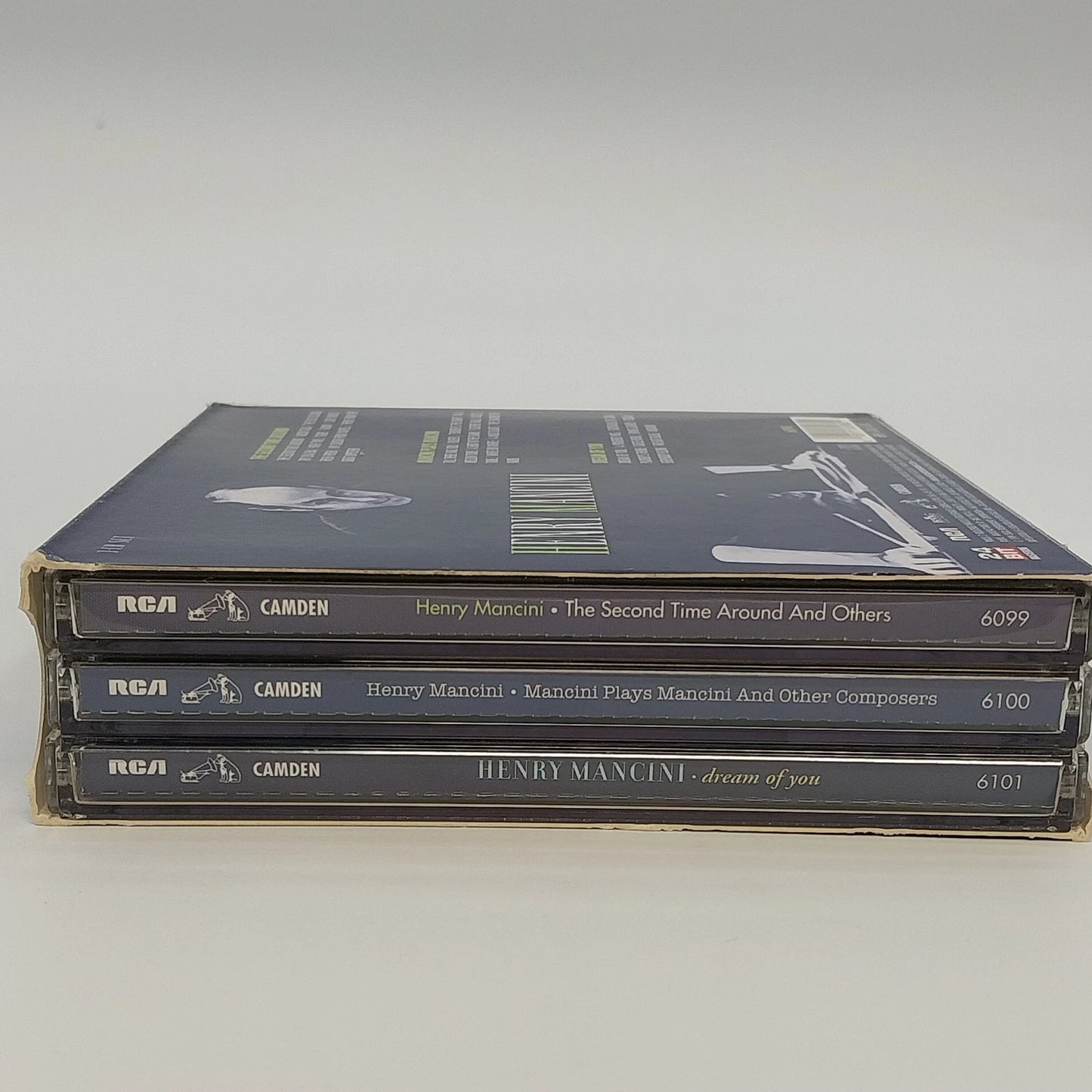Henry Mancini 3 CD Box Set RCA Camden Remastered Jazz Easy Listening 1999 USA