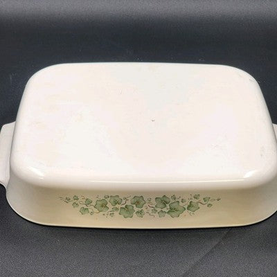 Corelle Corning Ware Callaway Ivy A-21-B-N Rectangular Roaster 14.75"x11"x2.5"