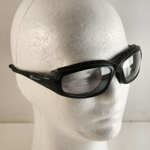 Versio DX Vintage US Safety Glasses Clear Amber Smoke Lenses with Case