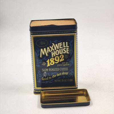 Maxwell House Coffee Tin 100 Year Anniversary 1892-1992 Vintage Collectible Can