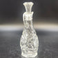 Anchor Hocking Early American PresCut Star of David Glass Cruet Stopper 7.75"x3"
