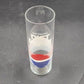 Clear Diet Pepsi One Calorie Clear Glass w Classic Logo Design 10oz Vintage 60's