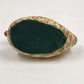 Small Duck Decoy Floral Decoupage Display Felt Base Decorative Porcelain 5” x 3"