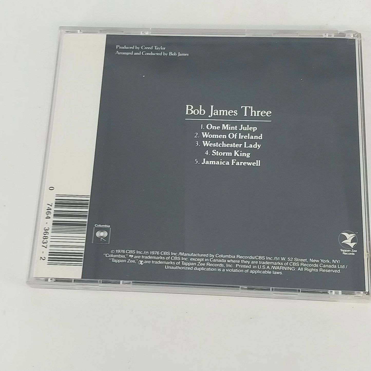 Bob James Three CD 1976 Jazz Fusion Smooth Jazz Digitally Mastered Tappan Zee