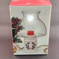 Classic Hurricane Christmas Candle Holder 10" Lamp w Box Jay Import Co Vintage
