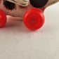 Fisher Price Little Snoopy Pull Along Toy with Crooked Wheels 1965 Vintage