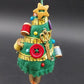 Hallmark Keepsake Christmas Ornament 2005 Trim a Tiny Tree with Fabric and Metal