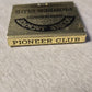 Pioneer Club Double Jackpot Downtown Las Vegas Full Matchbook Cowboy