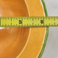 Cantaloupe Bowl Ceramic Mold 6.5" Signed Becky B 1972 Glazed Orange Vintage