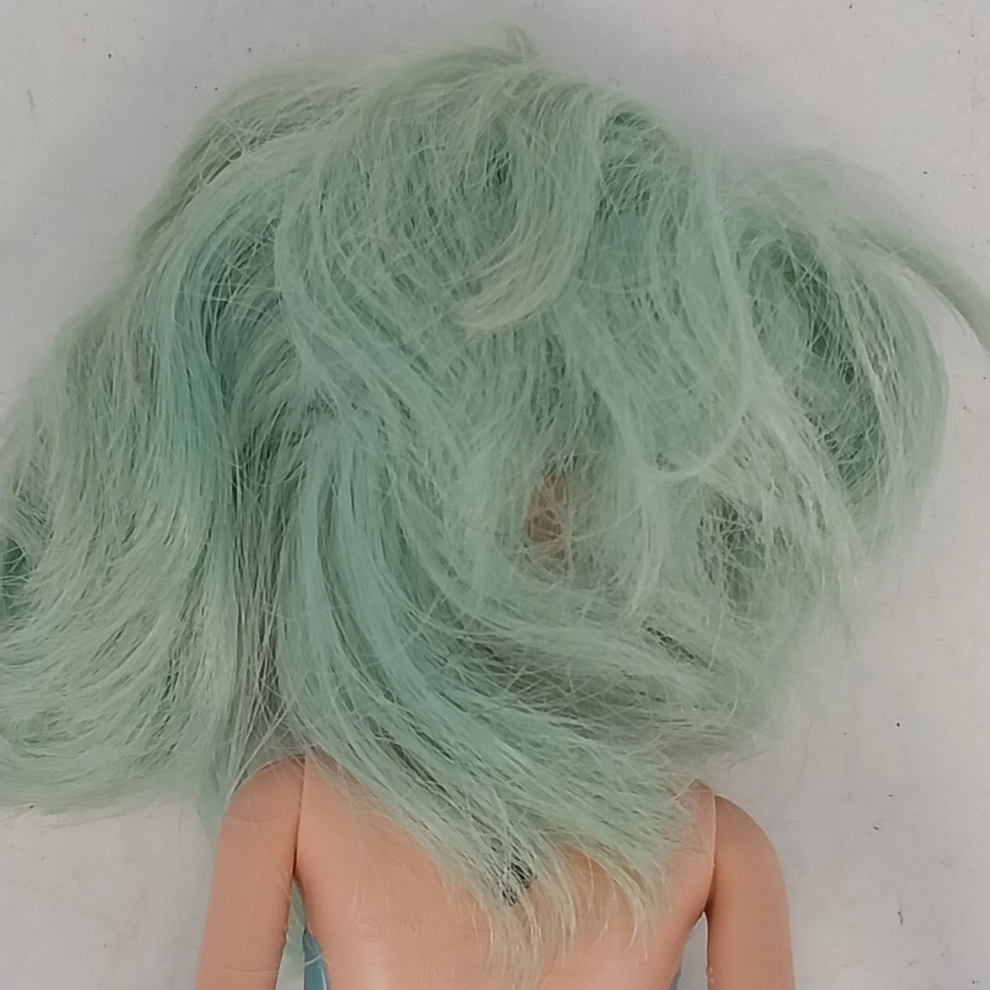 Mattel Barbie Fairytopia Fairy Doll Green Hair Blue Dress Head 1999/2005 Body