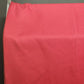 Red on Red Textured Linen Tablecloth 100" Long x 60" Wide Vintage