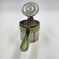 Green Metal Potato Ricer Masher Press 11.5 in Rustic Farmhouse Kitchen Vintage