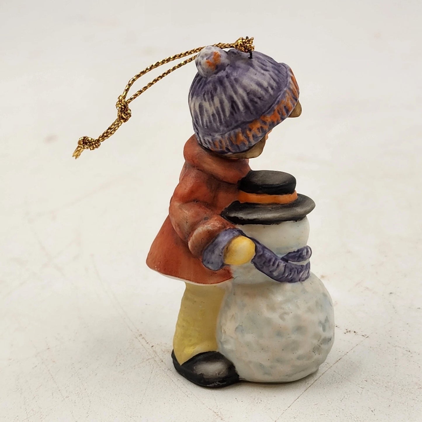 Berta Hummel Ornament MY FIRST SNOWMAN Goebel BH-181/0 2.75" Porcelain