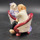 Applause Music Box Dogs Victorian Love Seat Plays My Funny Valentine Formal Vtg