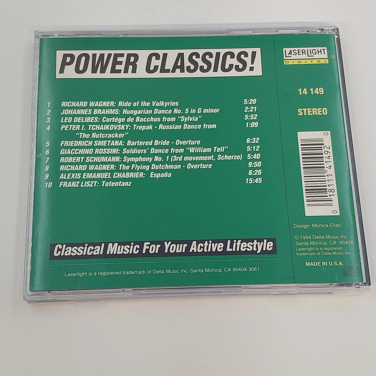 Power Classics Classical Music Active Lifestyle 2 CD Lot LaserLight Vols 3 & 7
