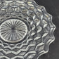 Fostoria American Glass Salad Plate 7.75 Inch Starburst Pattern
