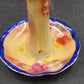 Limoges Hat Pin Holder Victorian Style Porcelain Hand Painted Floral 5"