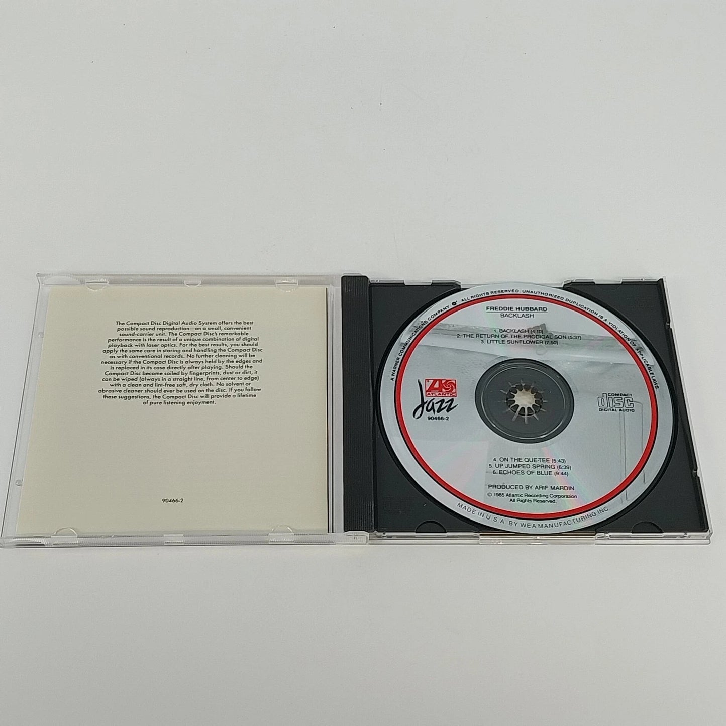 Freddie Hubbard Backlash CD 1985 Atlantic Jazz Hard Bop Trumpet USA