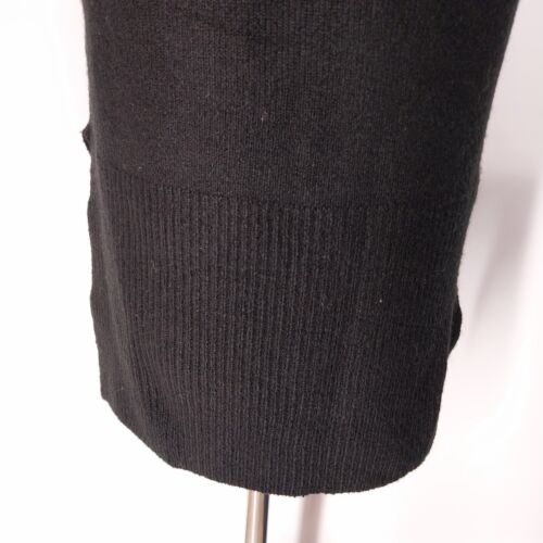 DIP Black Super Soft Long Button Front Black Cardigan Women Size Small