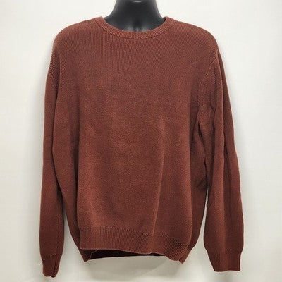 Guide Series Men's Reddish Brown Sweater XLT Long Sleeve Pullover Crew Neck