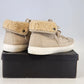 Kiss & Tell Lenci-02 Hi Top Sneakers Women's 8 Beige Suede Sherpa Lace Up
