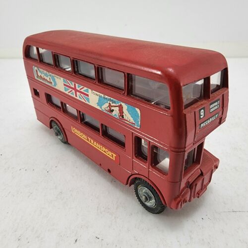 Budgie Toy London Transport Bus Double Decker Red Diecast Routemaster 64 Seater