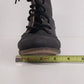 Lauren Conrad Reese Black Faux Fur Combat Boots Womens Size 8