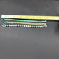Lot of 3 Seed Beaded Bracelets Daisy Floral Turquoise & Multicolor Pattern 7 in
