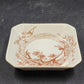 Antique Ridgways Pottery Trinket Dish – 4" Brown Transferware – Dee-Side, Stoke-on-Trent, England – Circa 1885–1890