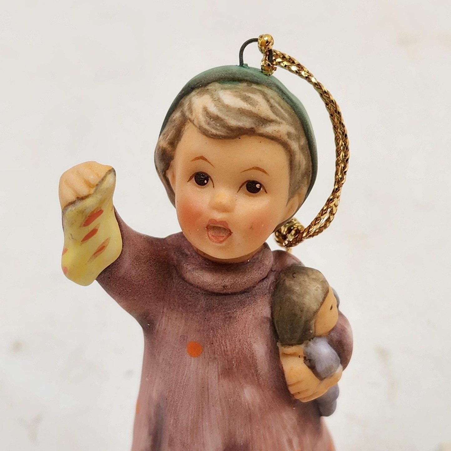 Berta Hummels Stocking for Dolly Ornament Ashton Drake Studio Hummel Goebel 1997