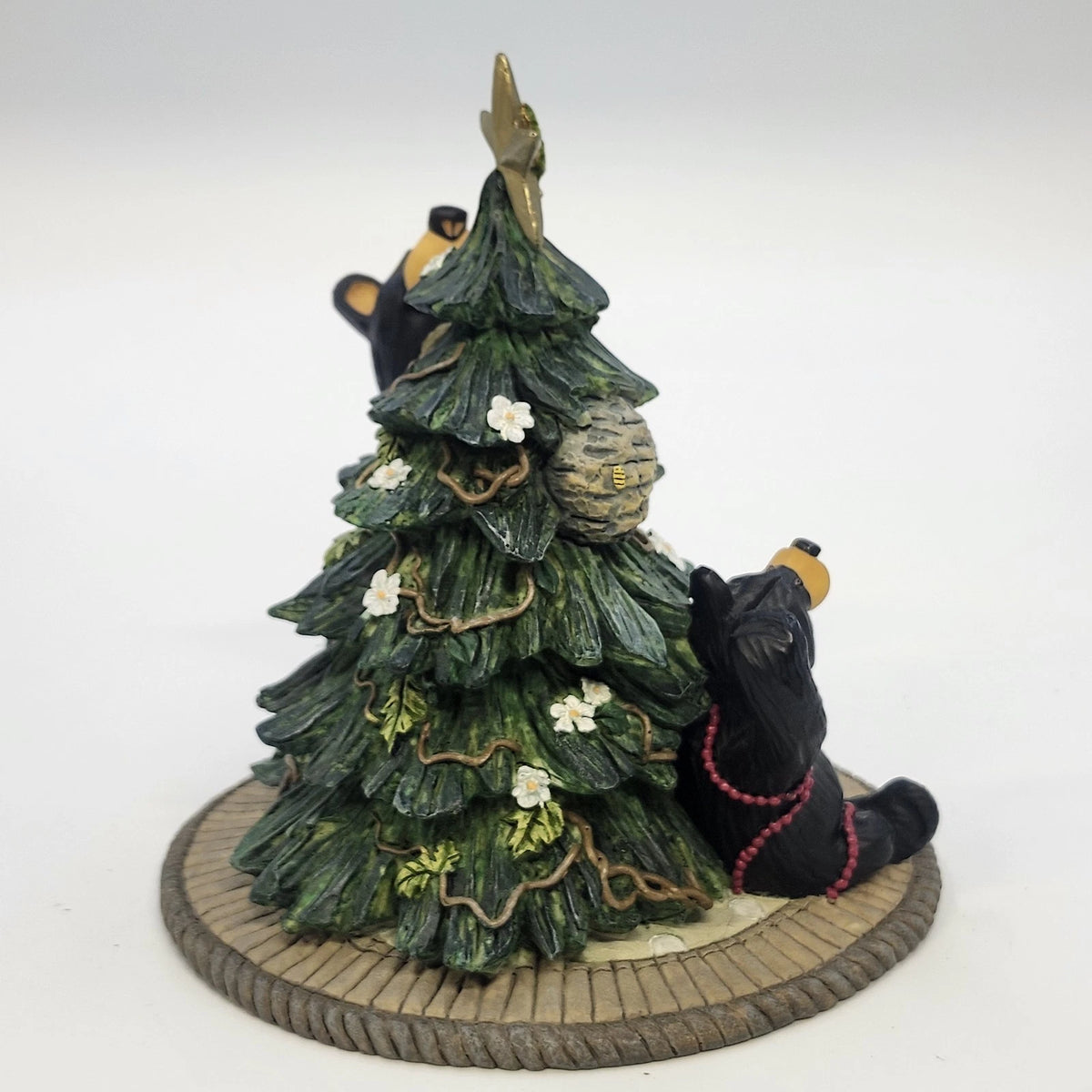 Big Sky Carvers Bearfoots Tree Trimming Jeff Fleming 2001 Ltd Figurine Vintage