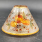 Yankee Candle Large Jar Shade Crackle Glass Pumpkin & Autumn Leaves Fall Holiday