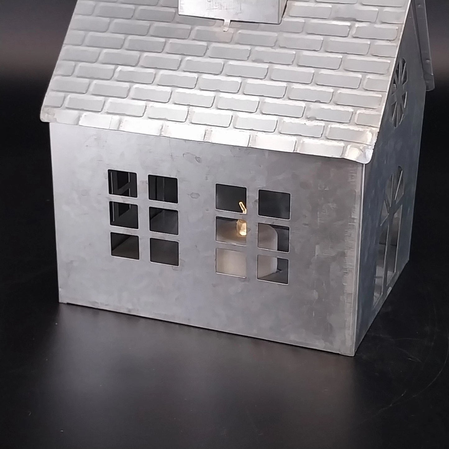 Target Galvanized Church Candle Holder Pre Lit Rustic Decor