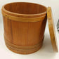Shaker Firkin Primitive Wooden Sugar Pail Bucket Pantry Box No Handle 15" x 14"