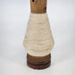 Vintage Industrial Wooden Textile Bobbin 12 Inch Beehive Spool